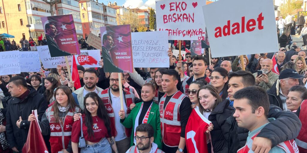 İmamoğlu’na Karabük’te destek eylemi